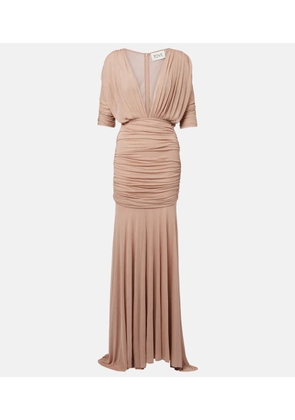 Tove Devi semi-sheer maxi dress