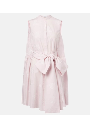 Erdem Bow-detail minidress