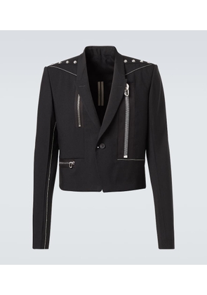 Rick Owens Alice studded virgin wool blazer