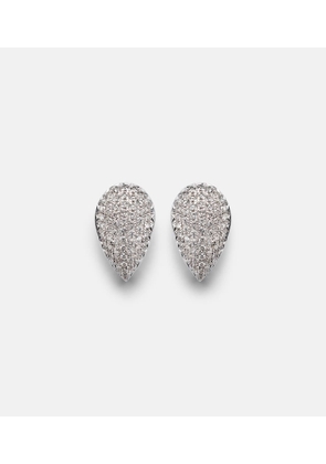 Suzanne Kalan 18kt white gold earrings with diamonds