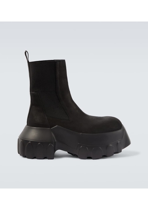 Rick Owens Beatle Mega Tractors leather Chelsea boots