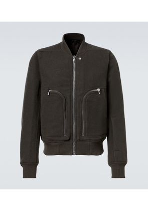 Rick Owens Virgin wool bomber jacket