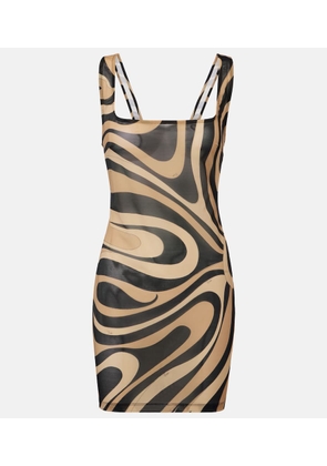 Pucci Marmo mesh minidress