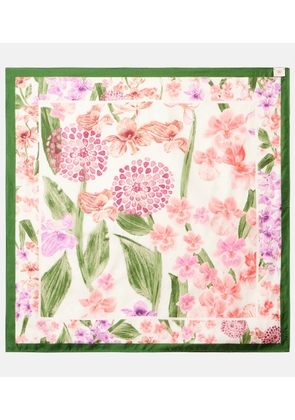 Agua by Agua Bendita Floral silk scarf
