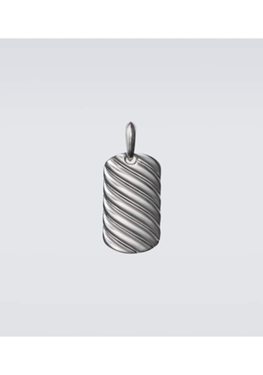 David Yurman Sculpted Cable sterling silver pendant
