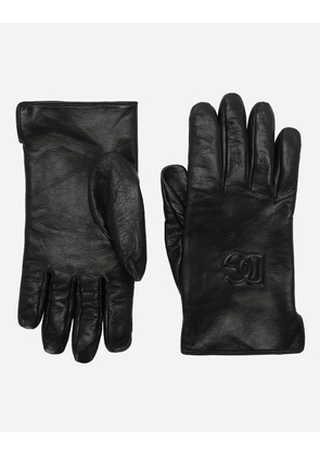 Dolce & Gabbana Nappa Leather Gloves - Man Hats And Gloves Black Leather 8/2