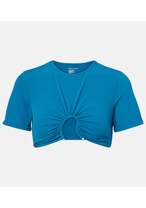 Christopher Esber Crescent gathered crop top