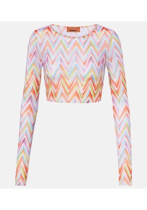 Missoni Chevron cropped top