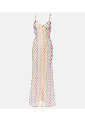 Missoni Zigzag open-back maxi dress