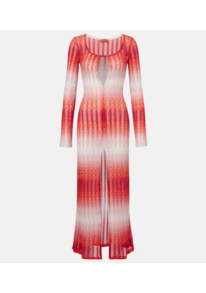 Missoni Zig Zag lame beach cover-up