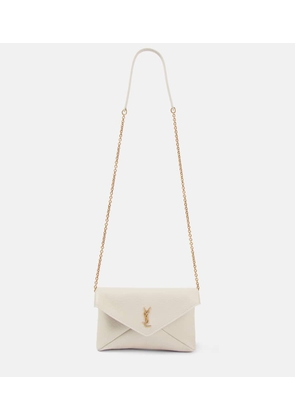 Saint Laurent Cassandre leather clutch