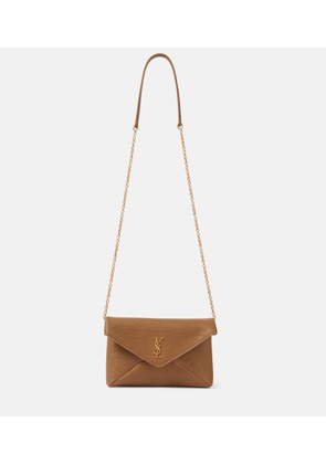 Saint Laurent Cassandre leather clutch