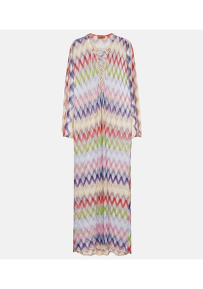 Missoni Zigzag lame kaftan