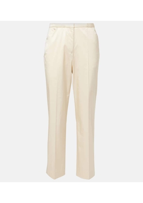 Toteme Cotton-blend straight pants