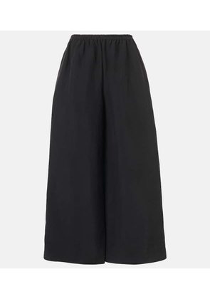 The Row Bellana silk wide-leg pants