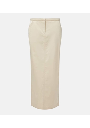 Toteme Cotton-blend satin maxi skirt
