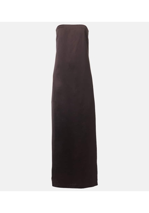 The Row Dolci silk-blend gown