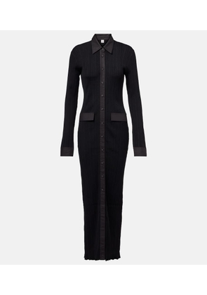 Toteme Ribbed-knit shirt dress