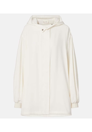 The Row Kemetina silk raincoat