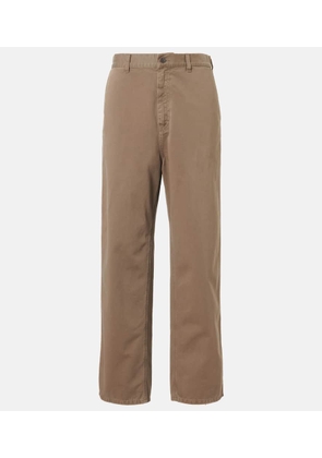 The Row Sharka cotton gabardine wide-leg pants