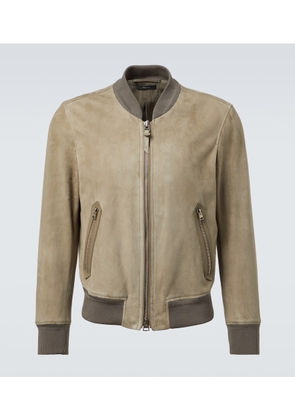 Tom Ford Suede bomber jacket