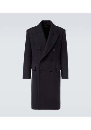 Tom Ford Double-breasted virgin wool twill coat