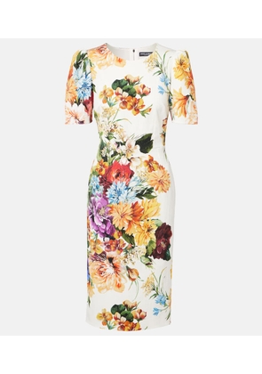 Dolce&Gabbana Floral cretonne midi dress
