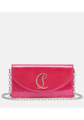 Christian Louboutin Loubi54 patent leather clutch