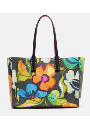 Christian Louboutin Cabata Small floral leather tote bag