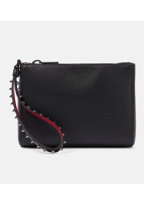 Christian Louboutin Cabata Mini studded leather pouch