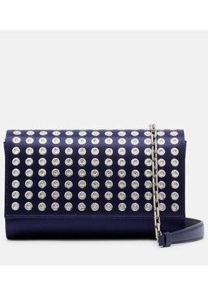 Christian Louboutin Paloma Small satin crepe clutch