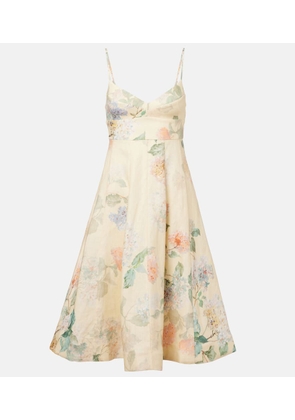 Zimmermann Illuminate linen midi dress