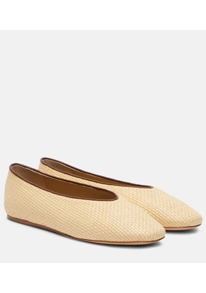 Le Monde Beryl Regency raffia ballet flats