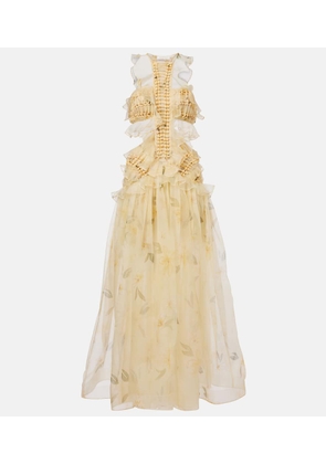 Zimmermann Balance ruffled silk organza maxi dress
