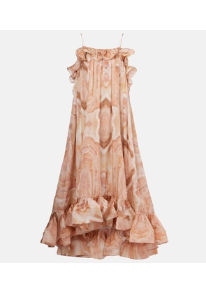 Zimmermann Illuminate printed silk maxi dress