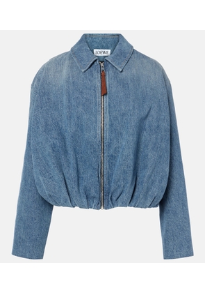 Loewe Draped denim jacket