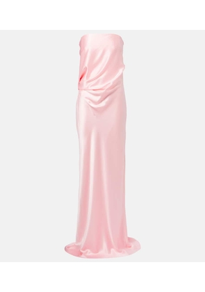 The Sei Draped silk gown