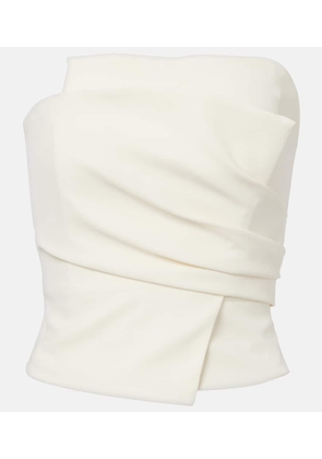The Sei Strapless crepe top