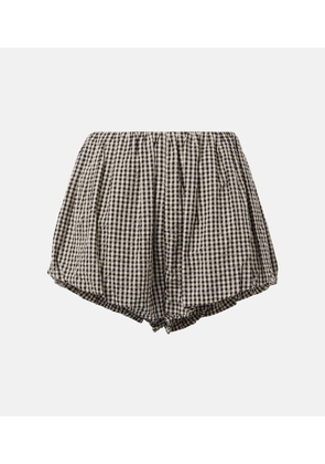 Posse Aurelia gingham cotton shorts