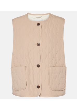 Varley Karla quilted twill vest
