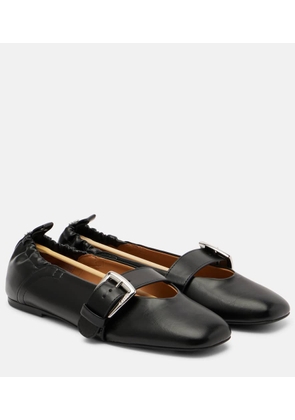 Ganni Butterfly Mary Jane flats