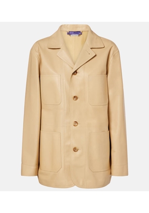 Ralph Lauren Collection Adrianna leather jacket