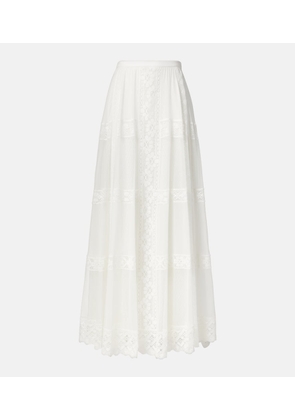 Ralph Lauren Collection Malti cotton and silk maxi skirt