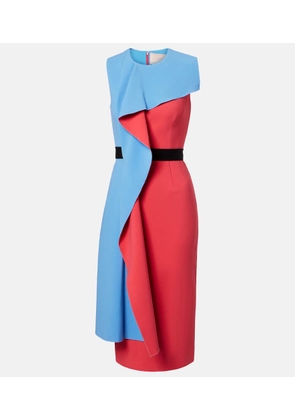 Roksanda Pembrook draped crepe cocktail dress