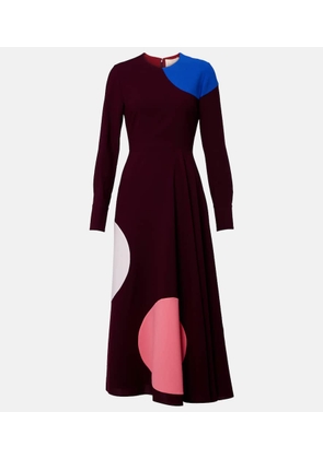 Roksanda Withiel printed crepe midi dress