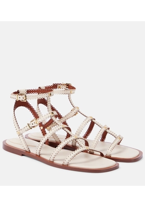 Zimmermann Goldie leather sandals
