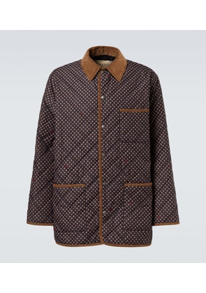 Valentino Polka-dot quilted jacket