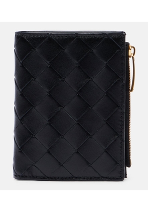 Bottega Veneta Intrecciato leather bifold wallet