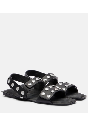 Khaite Boden studded leather sandals
