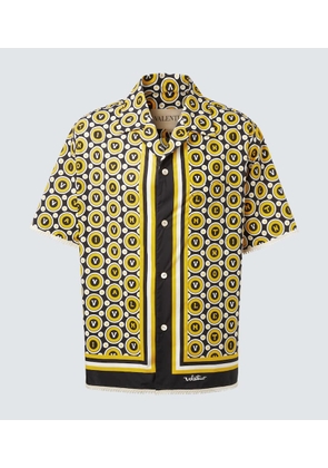 Valentino Bulles Royales cotton poplin bowling shirt